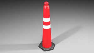 3D model Bollard - Cone