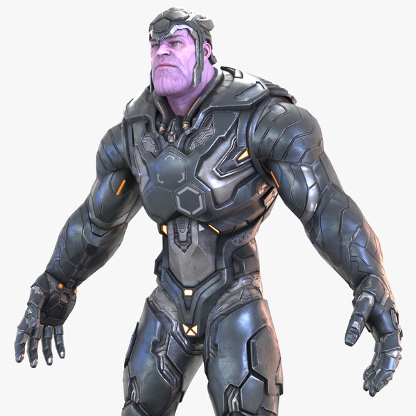Sci-Fi Cyborg 3D model