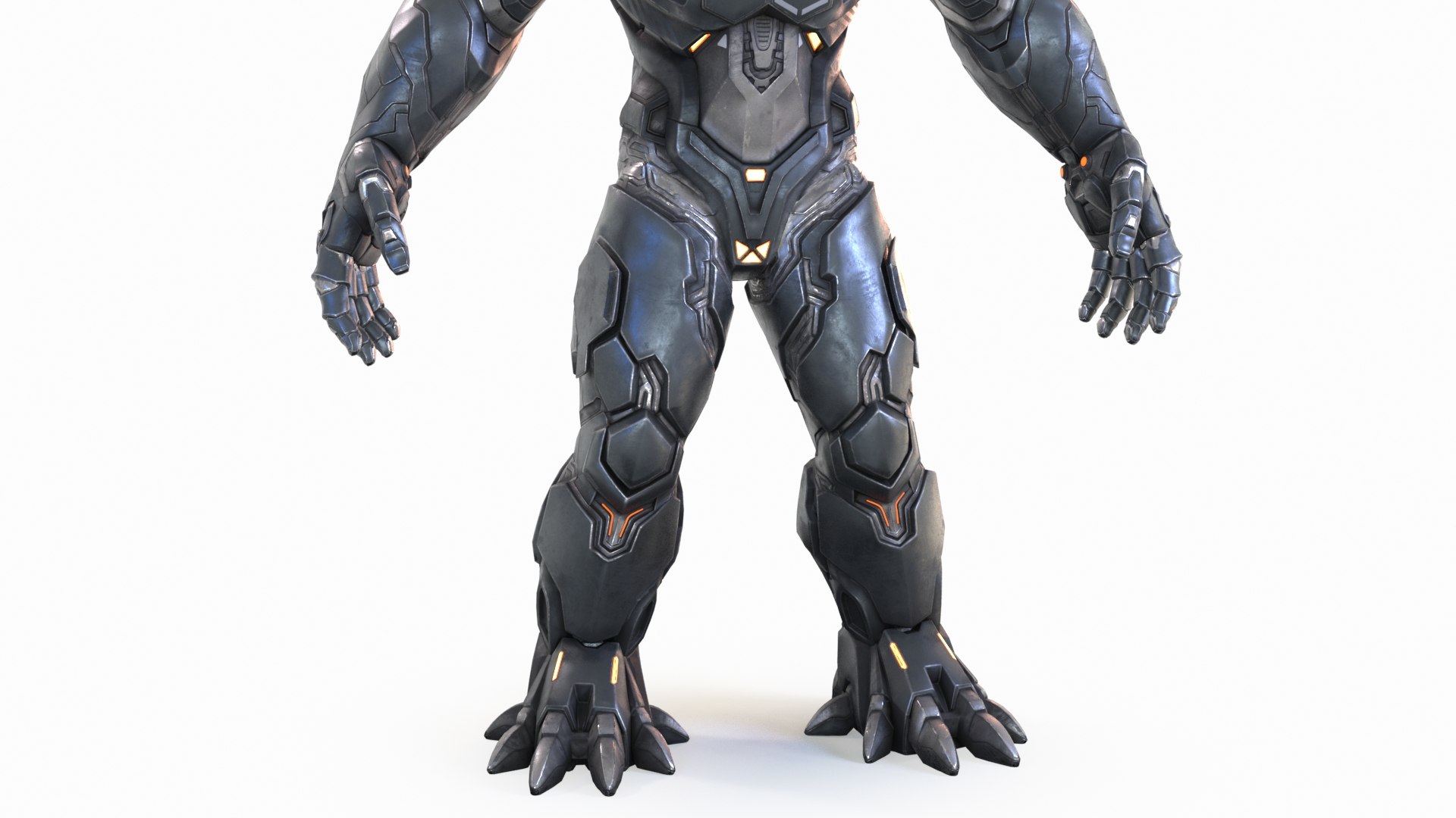 Sci-Fi Cyborg 3D model - TurboSquid 2153938