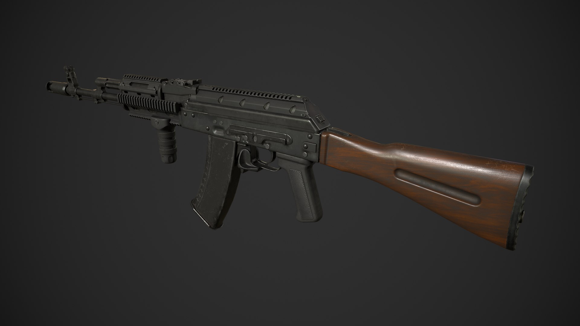 AK-74 Rifle 3D Model - TurboSquid 1745987