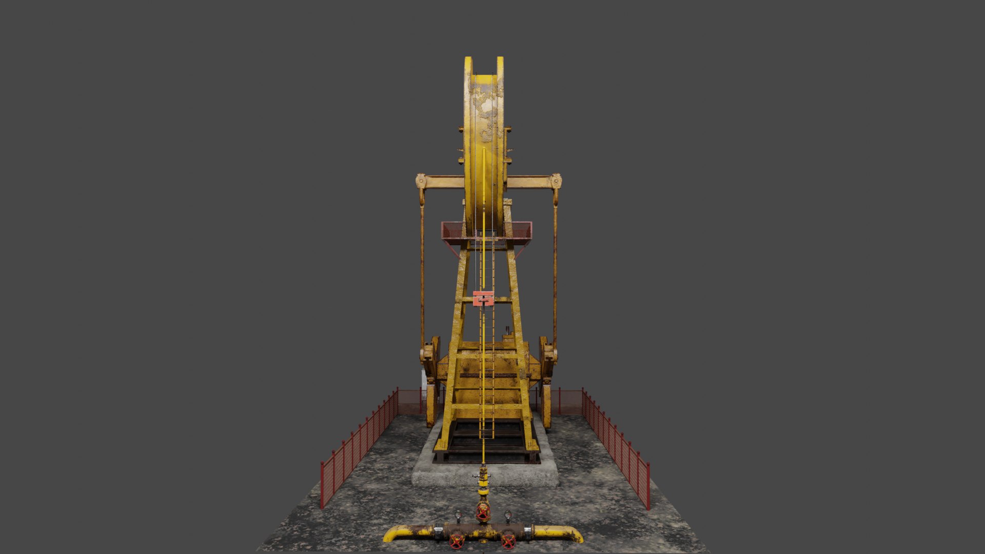 Oil Rig Model - TurboSquid 1936057
