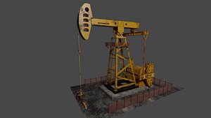 Oil rig model