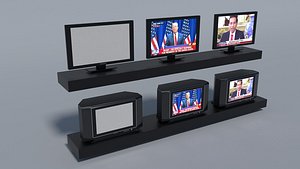 3D tv lcd crt