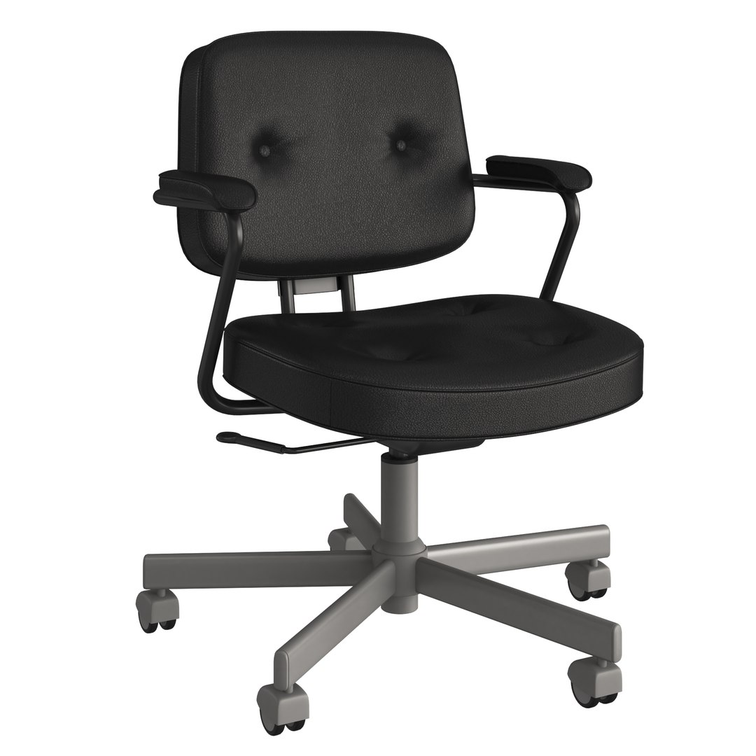 3D Model Office Chair Ikea Alefjll TurboSquid 1479150