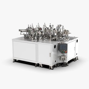 Automatic Toy Tooth Gear Box  Assembly Machine 3D model