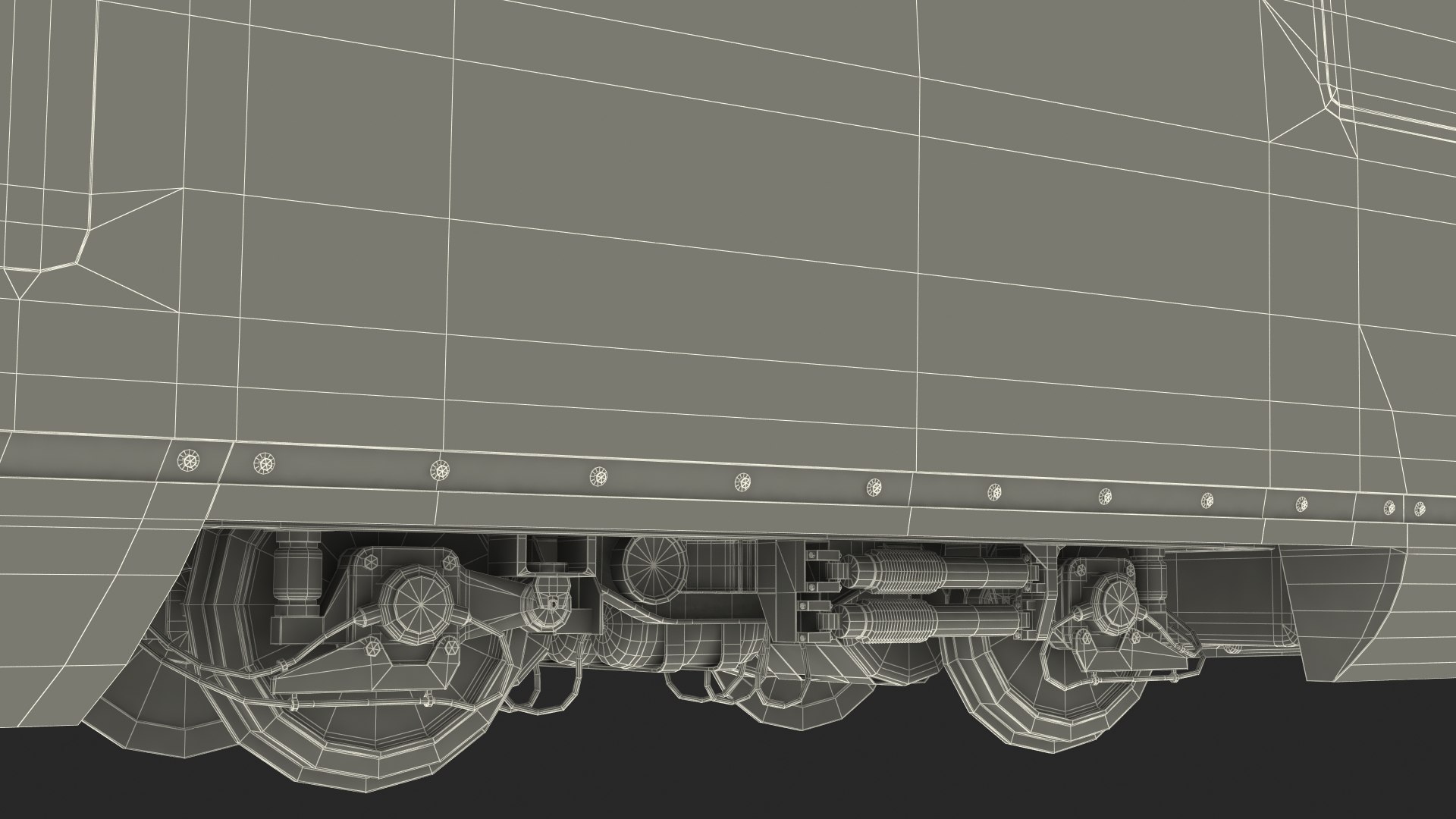 3D CR400 Fuxing Train Wagon Electric Drive model - TurboSquid 2087414