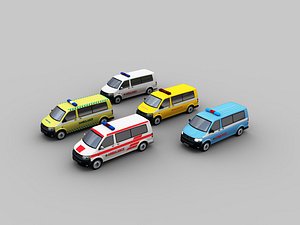 ambulance real time 3D model