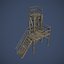 wooden structures 3d max