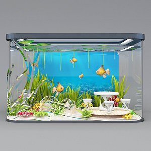 3D fishes aquarium