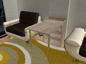 3D model functional work table