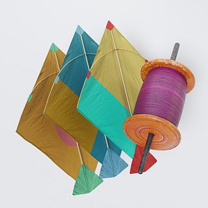 3D Kite Collection model