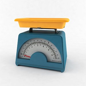 3D scales retro model