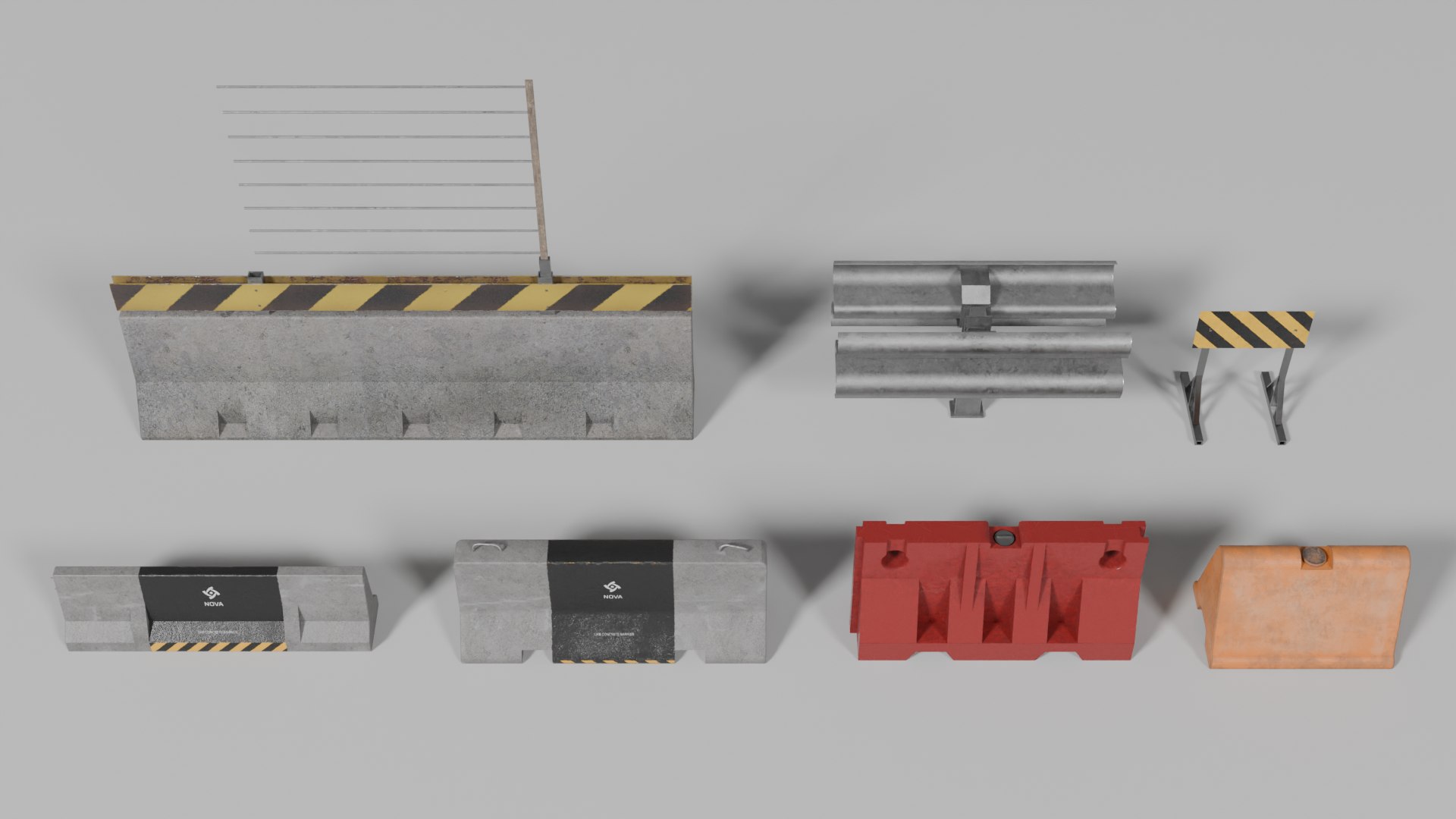3D Model Mega Street Assets Pack - TurboSquid 2421525