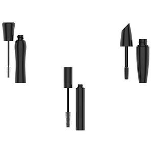 cosmetic mascara bottles 3D