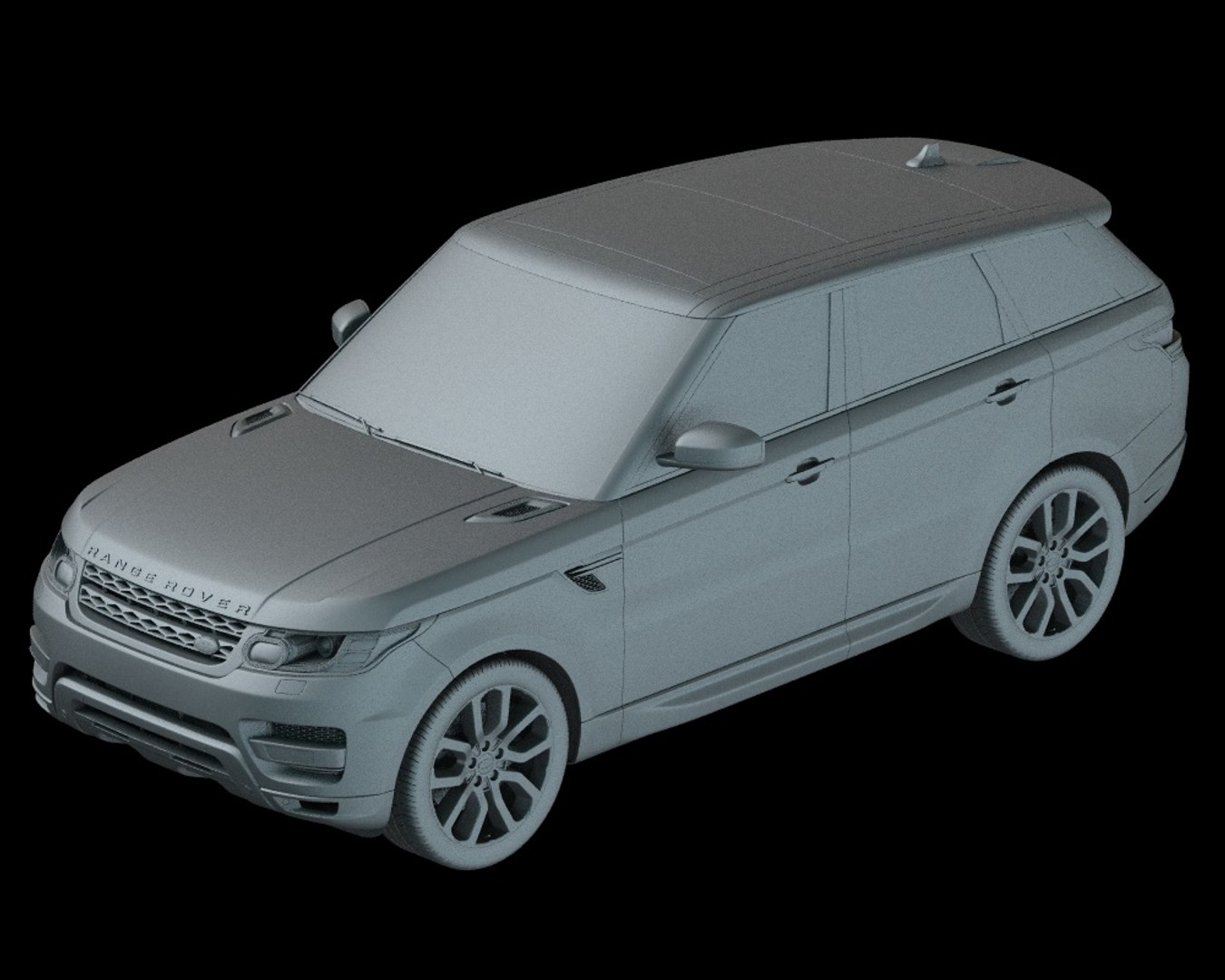 3d 2014 Land Rover Range Model