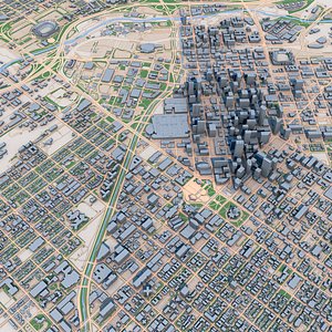 Denver City Colorado United States 3D model