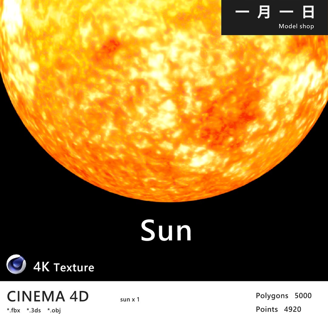 Realistic Planet Sun 3D - TurboSquid 1937854