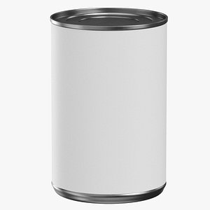 Canned Tomatoes 14 5oz Blank Sauce Diced and Crushed Label(1) 3D model