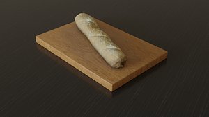 Baguette 3D model