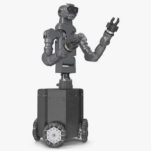 Space General-Purpose Robot Pose 3D model