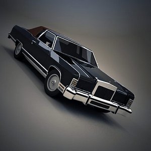 continental town car coupe 3d model