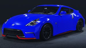 3D 2015 Nissan 370Z Nismo Z34 3D Model  Japanese Sports Car Icon model