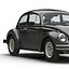 Volkswagen Beetle 1966 Rigged Black