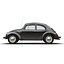 Volkswagen Beetle 1966 Rigged Black