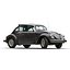 Volkswagen Beetle 1966 Rigged Black