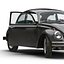Volkswagen Beetle 1966 Rigged Black