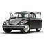 Volkswagen Beetle 1966 Rigged Black