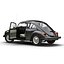 Volkswagen Beetle 1966 Rigged Black