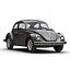 Volkswagen Beetle 1966 Rigged Black