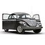 Volkswagen Beetle 1966 Rigged Black