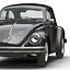 Volkswagen Beetle 1966 Rigged Black