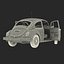 Volkswagen Beetle 1966 Rigged Black
