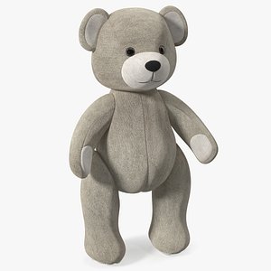 3D model Teddy Bear Light Color Rigged