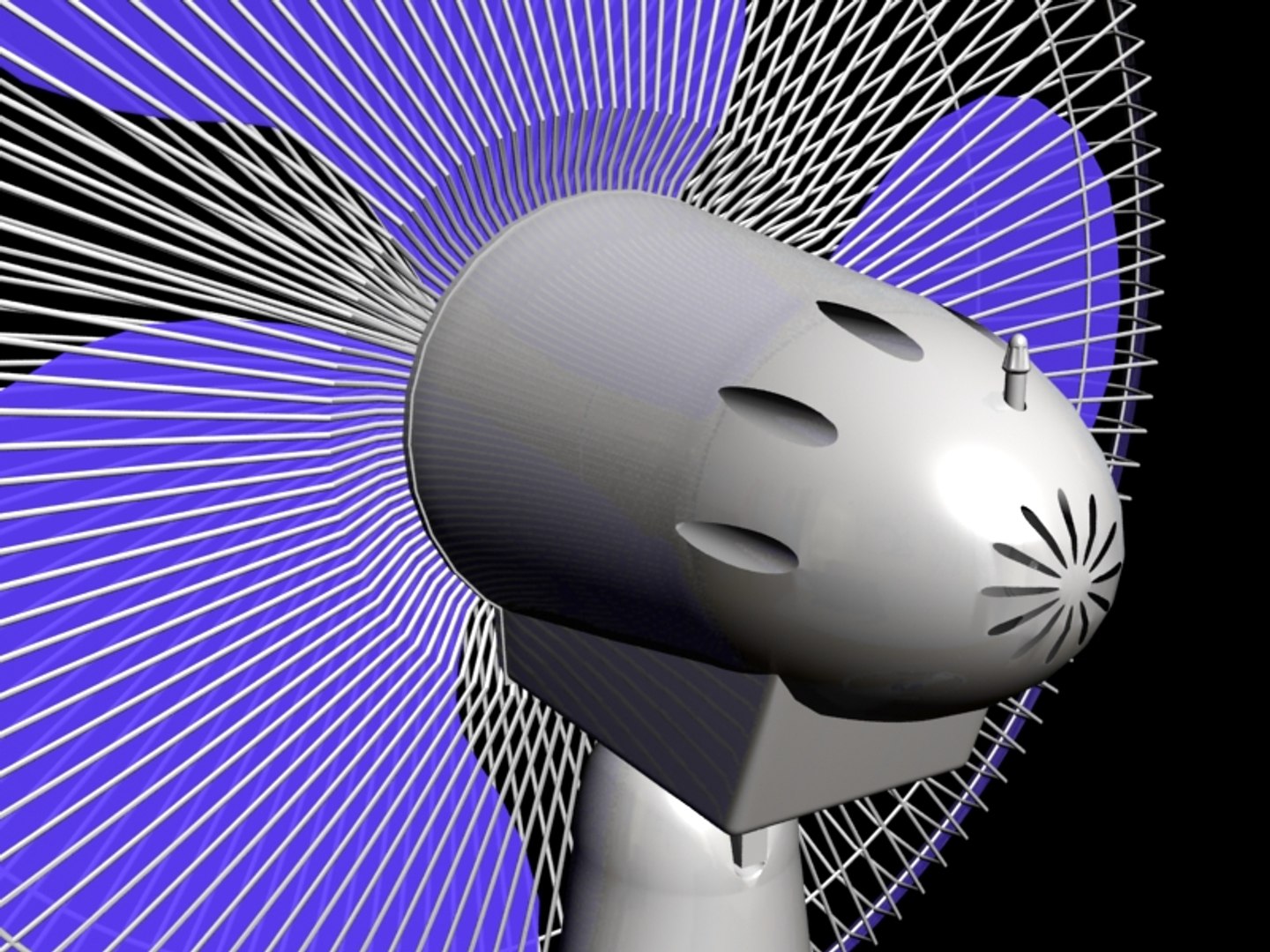 fan machine 3d model
