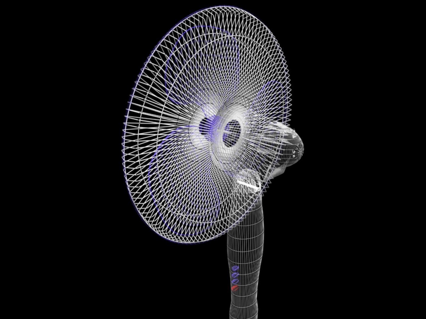 fan machine 3d model