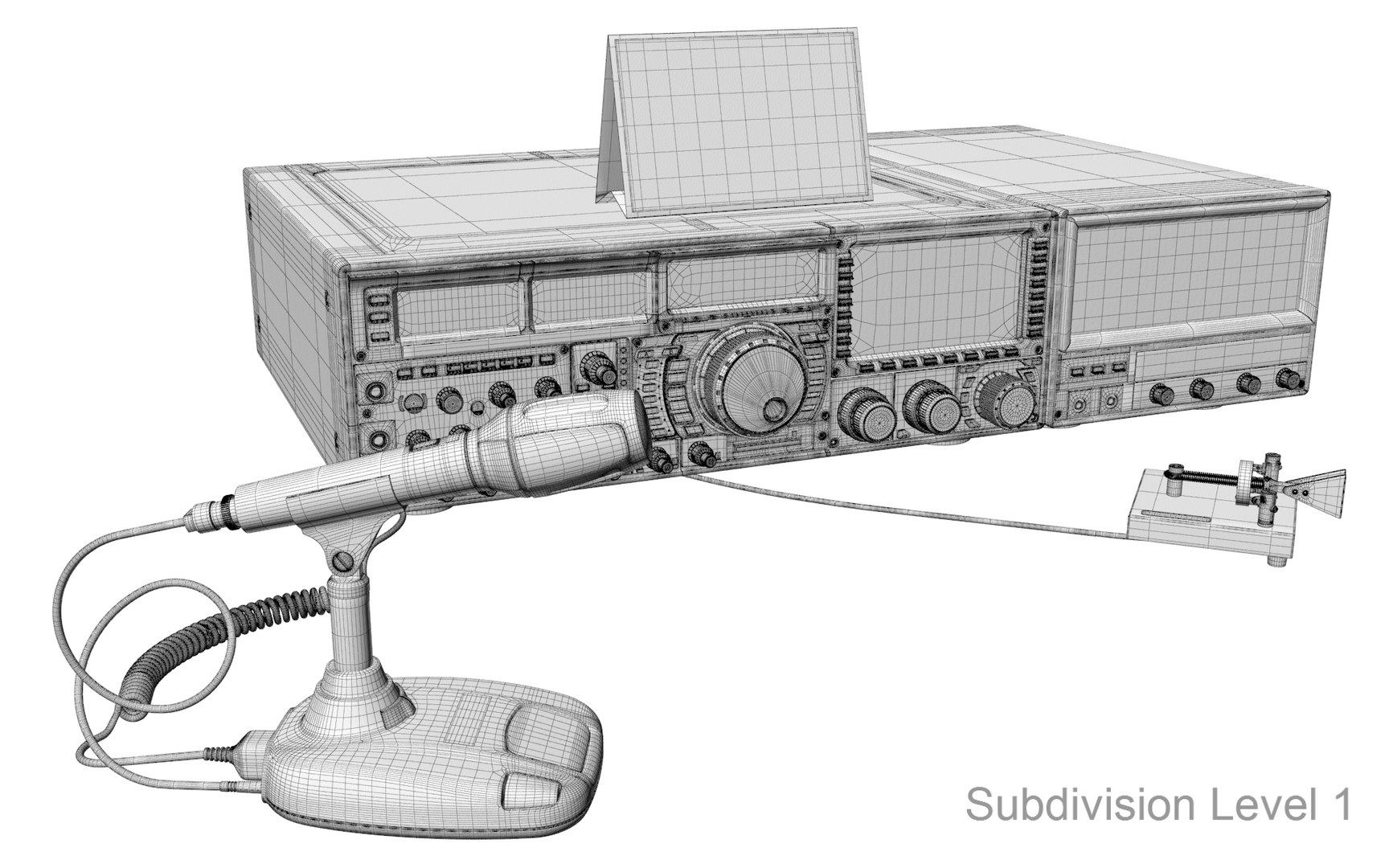 3D model Ham Radio Base Station https://p.turbosquid.com/ts-thumb/Dg/sNJequ/JV/hamradio_41_hf/jpg/1774520849/1920x1080/fit_q87/f77fbd7d3cfdc8b644adaf5880230db08dd6eea1/hamradio_41_hf.jpg