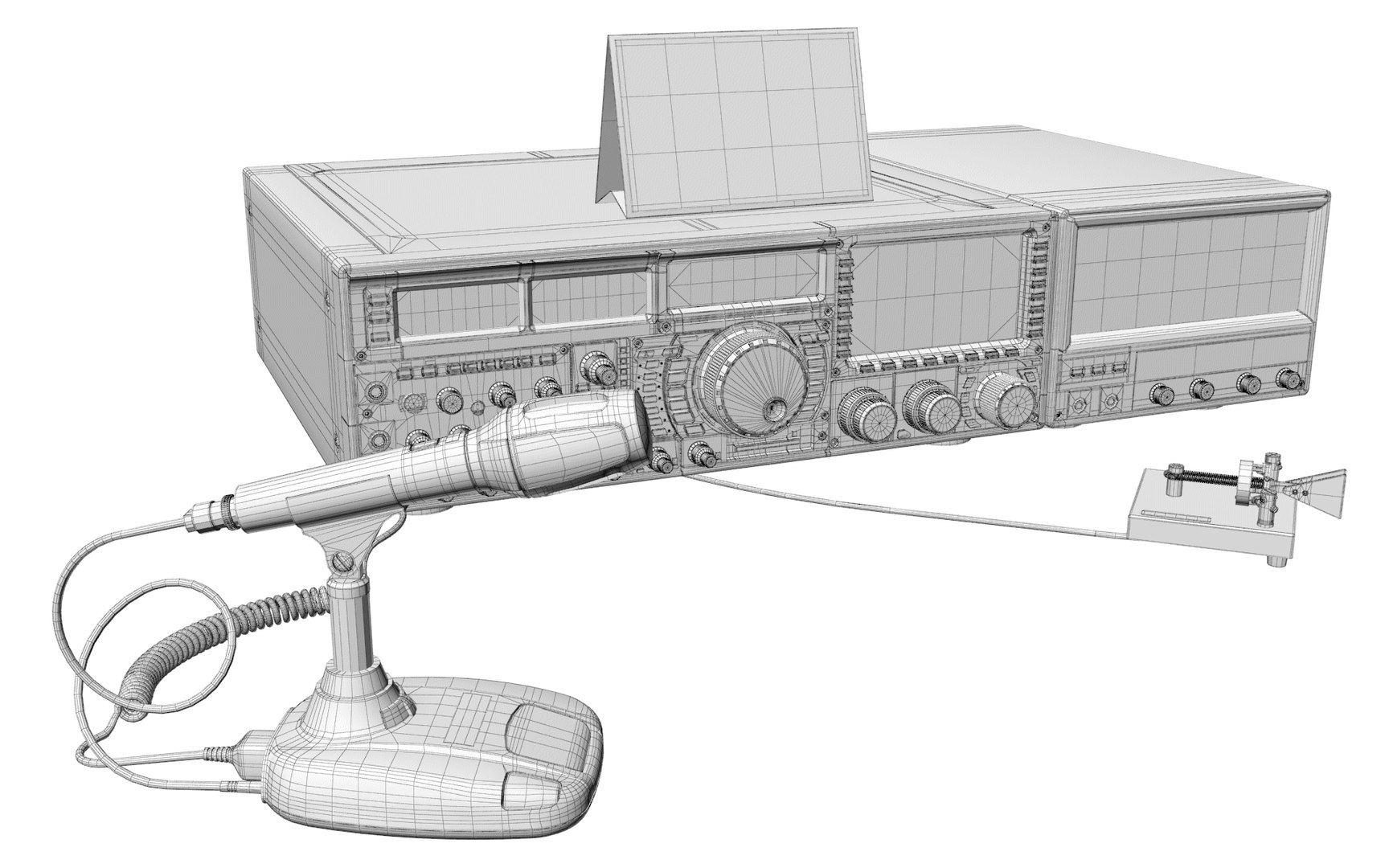 3D model Ham Radio Base Station https://p.turbosquid.com/ts-thumb/Dg/sNJequ/YA/hamradio_40/png/1706881821/1920x1080/fit_q87/c701d6e7dbb2fac899594dfa9ade5c4ccade0705/hamradio_40.jpg