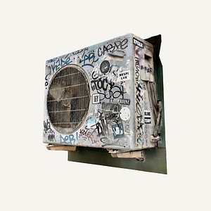 Urban Ventilation Unit Photogrammetry 3D model