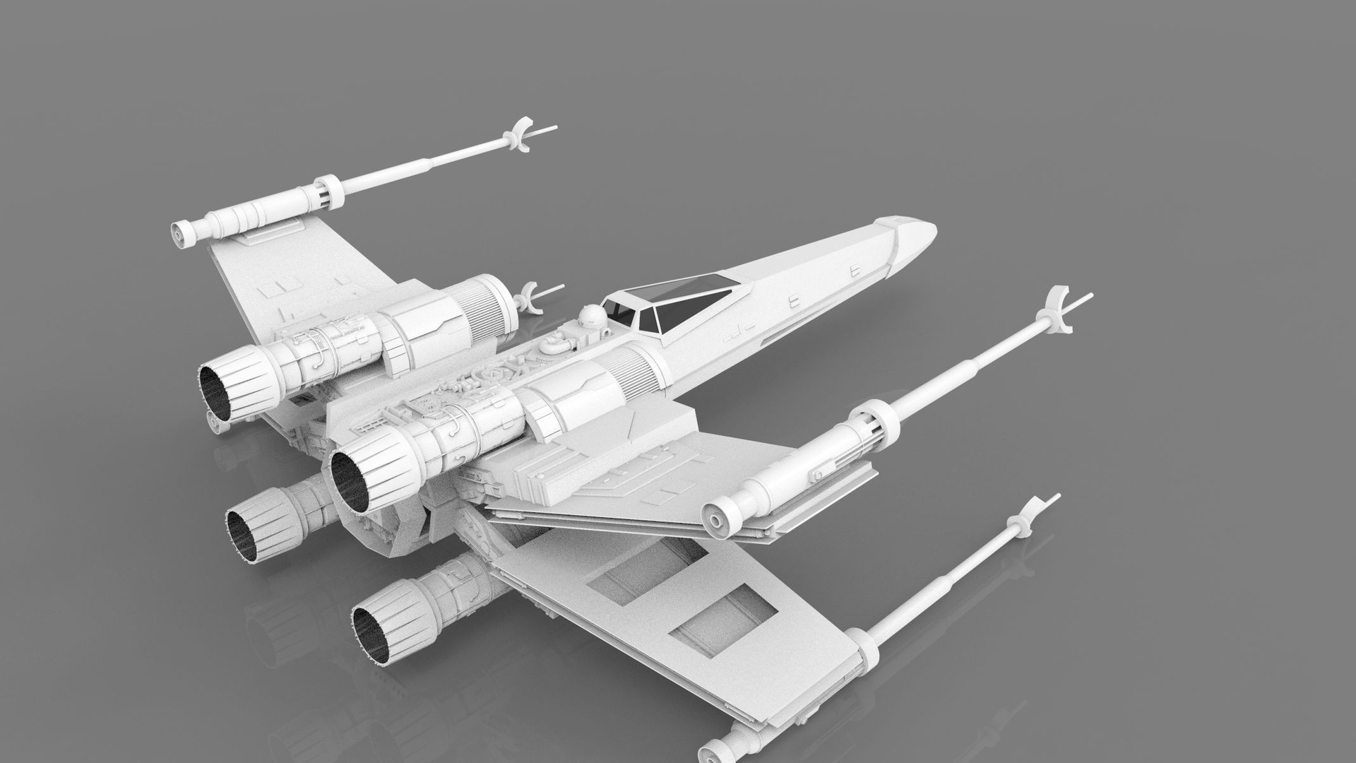 3D x-wing model https://p.turbosquid.com/ts-thumb/Dg/yhWQRa/hEcBI74C/xwing/jpg/1510352688/1920x1080/turn_fit_q99/d410b5b6c6c0d113579015d7efaa25f9f0947ae6/xwing-1.jpg