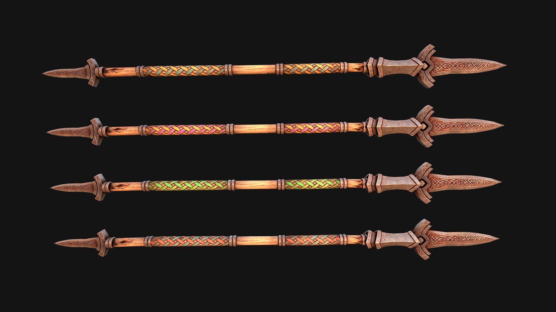 3D Medieval Wooden Spear Rack Weaponry Armory Set model https://p.turbosquid.com/ts-thumb/Dg/ymwO5K/4X/aanordicspearall1/png/1771083379/1920x1080/fit_q87/7585f108084712dd8778a8b222e38b7594187f64/aanordicspearall1.jpg