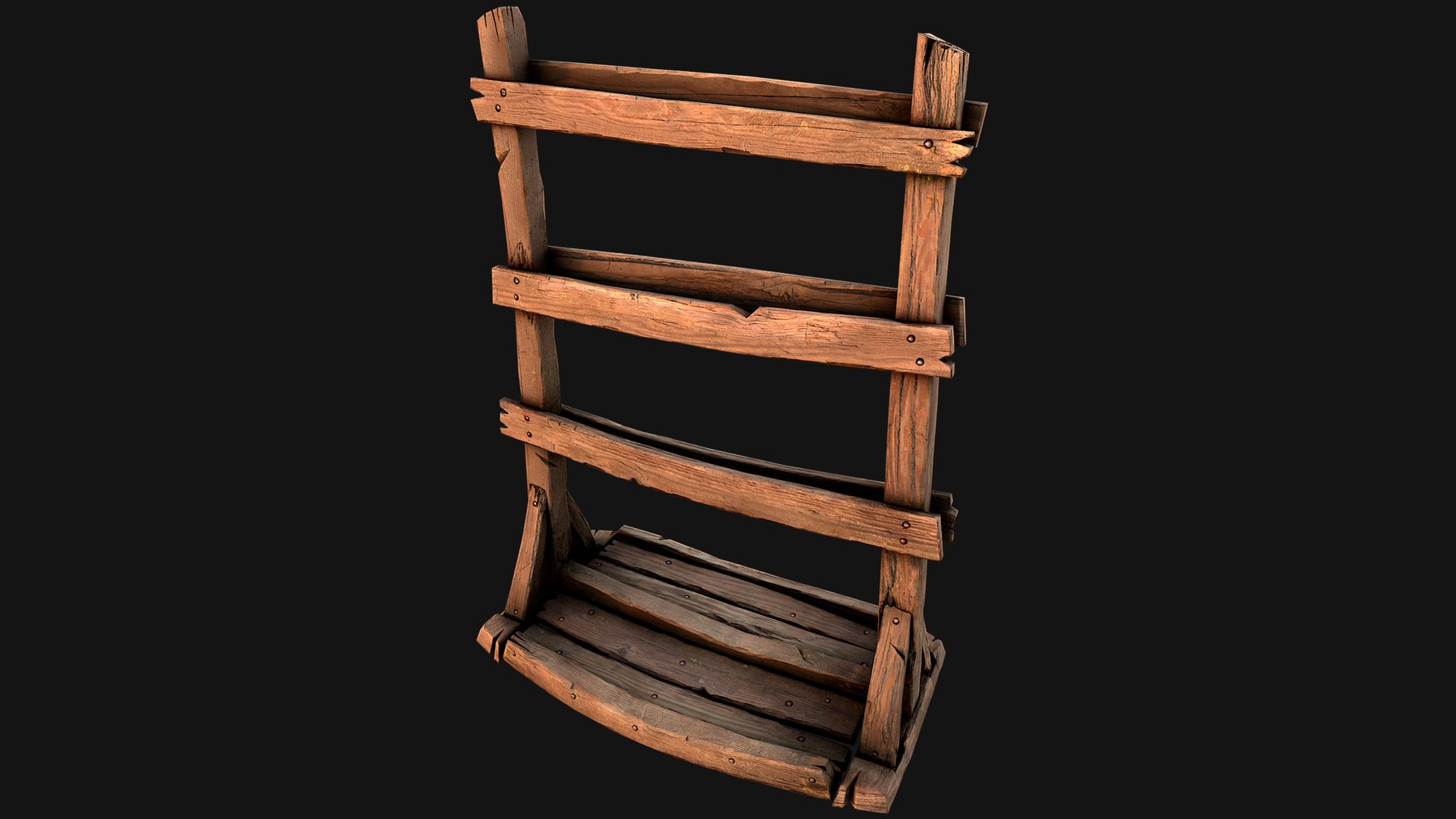 3D Medieval Wooden Spear Rack Weaponry Armory Set model https://p.turbosquid.com/ts-thumb/Dg/ymwO5K/aY/aweaponrackforspear2/png/1771083380/1920x1080/fit_q87/3ffc527f8406f9acb4710597adc39f2eea167f85/aweaponrackforspear2.jpg
