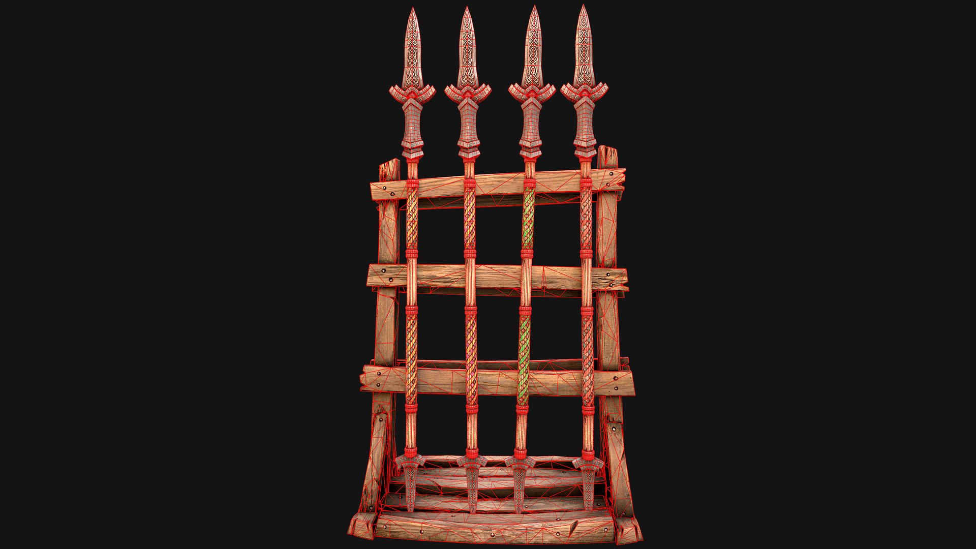 3D Medieval Wooden Spear Rack Weaponry Armory Set model https://p.turbosquid.com/ts-thumb/Dg/ymwO5K/bI/wearaforwithspear13/png/1771083402/1920x1080/fit_q87/2320d55760767e022cb45bd69fa8bcb0d08ec946/wearaforwithspear13.jpg