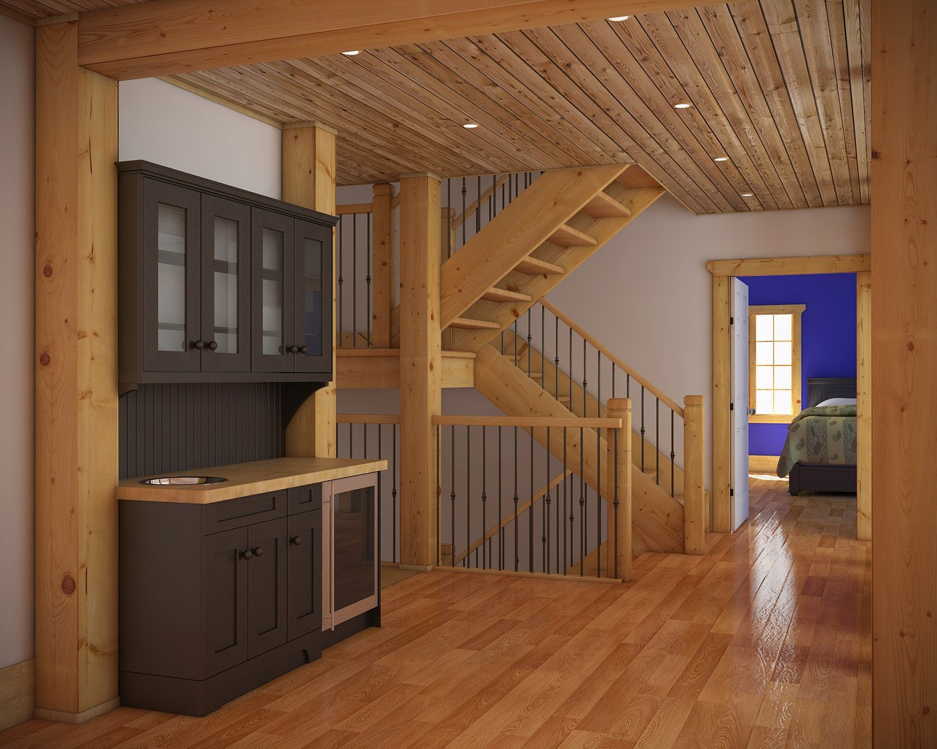 3d Model Interior Stair
