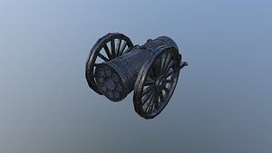 Field Cannon 3D model