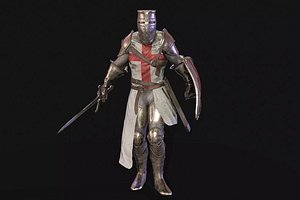 Rigged Medieval Knight