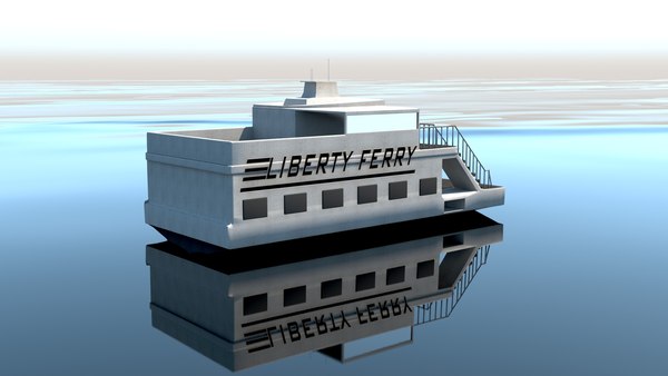 modelo 3d Ferry Liberty - TurboSquid 1776935